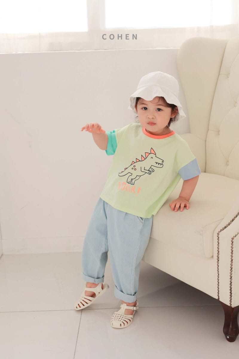 Cohen - Korean Children Fashion - #prettylittlegirls - Dino Tee - 4