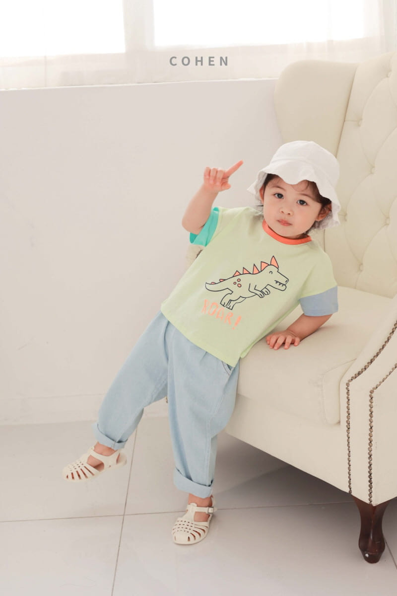 Cohen - Korean Children Fashion - #toddlerclothing - Dino Tee - 5