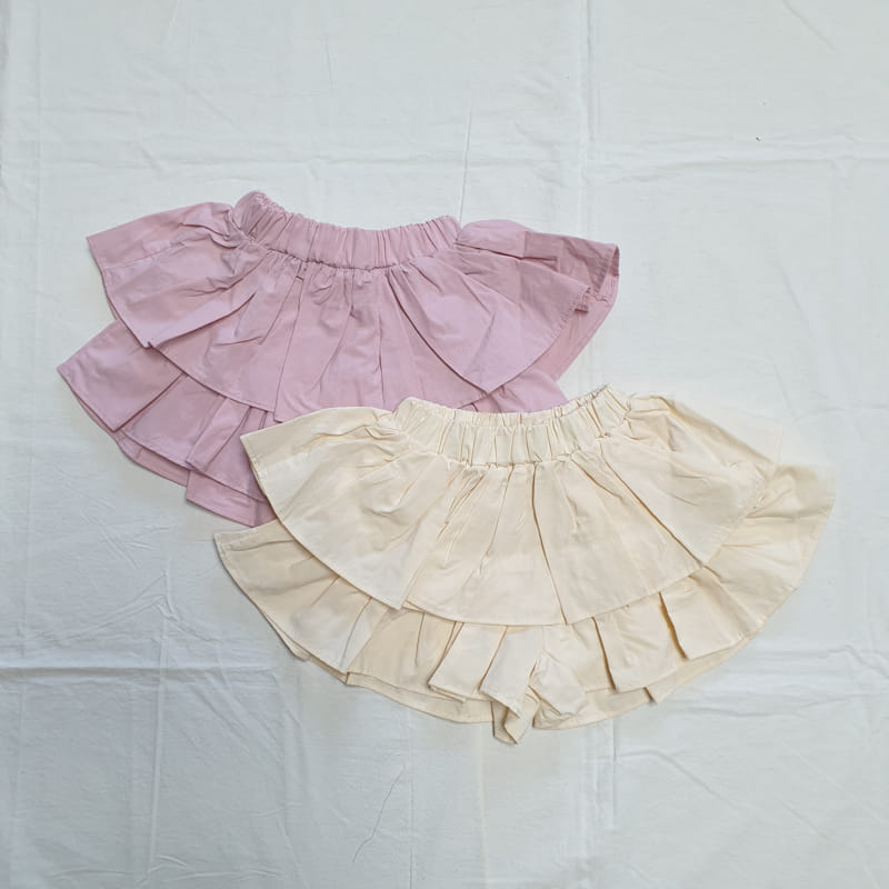 Color - Korean Children Fashion - #Kfashion4kids - Cake Skirt Pants - 6