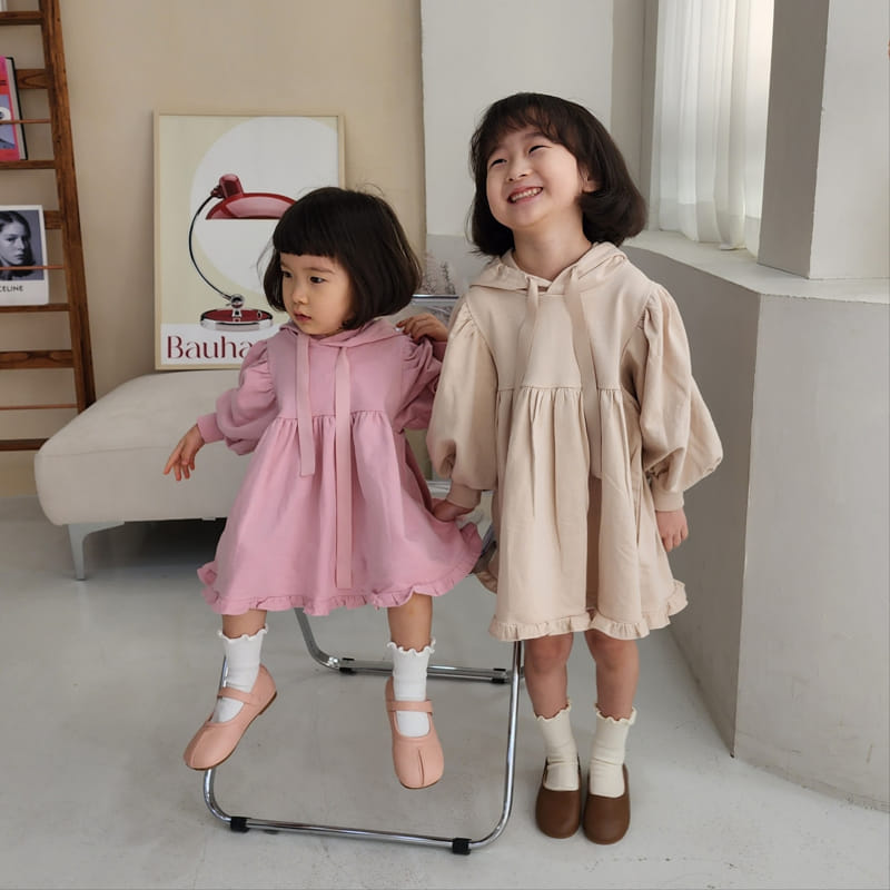 Color - Korean Children Fashion - #fashionkids - Time Hoody One-piece - 6