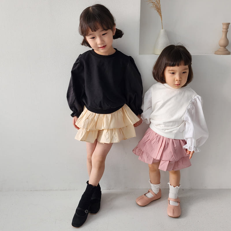 Color - Korean Children Fashion - #kidsshorts - Cake Skirt Pants - 4