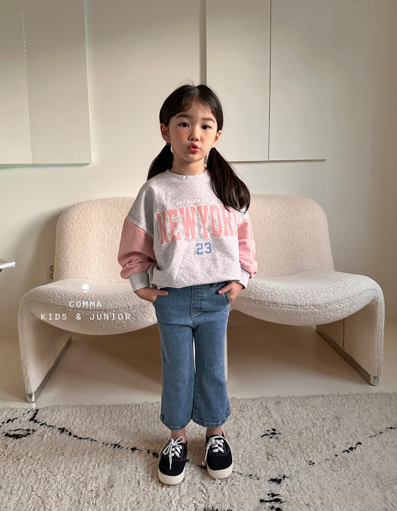 Comma - Korean Children Fashion - #childofig - New York Sweatshirt - 12