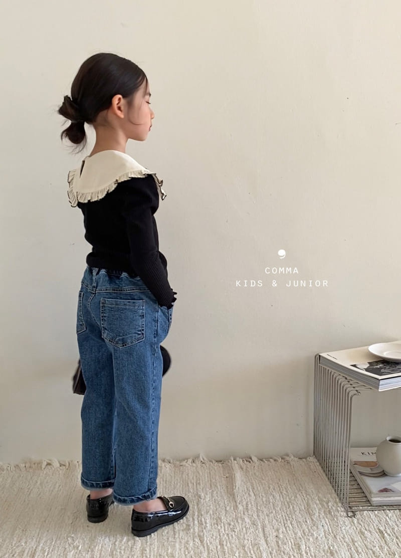 Comma - Korean Children Fashion - #childofig - Slit Jeans - 5