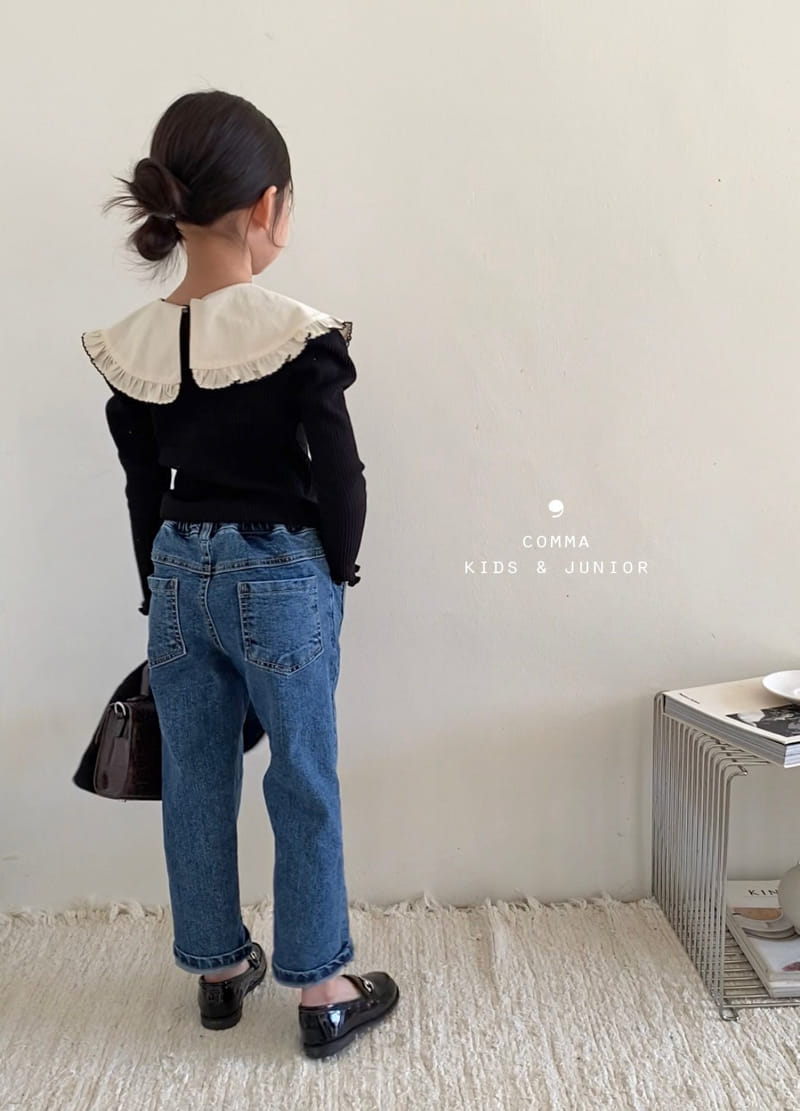 Comma - Korean Children Fashion - #childofig - Slit Jeans - 6