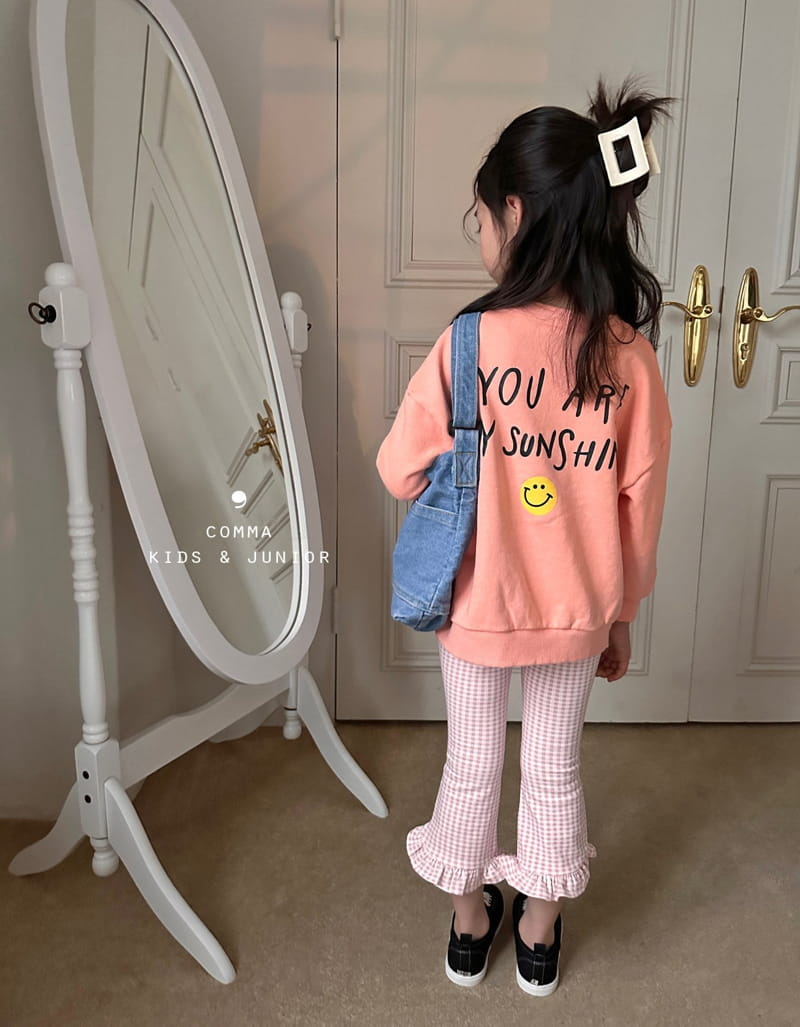 Comma - Korean Children Fashion - #childofig - Smile Sweatshirt - 4