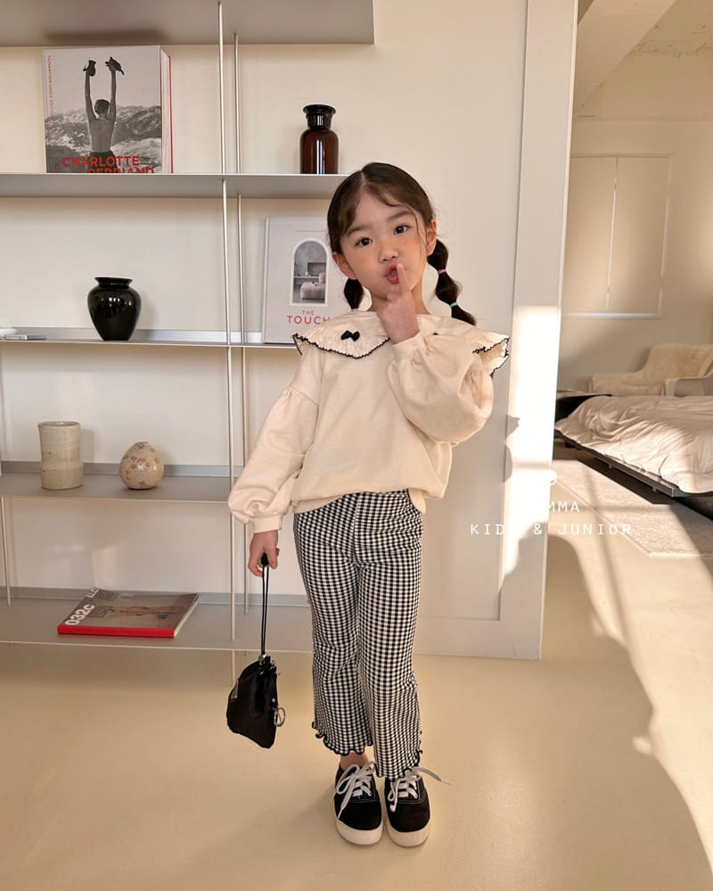 Comma - Korean Children Fashion - #childrensboutique - Ribbon Sweatshirt