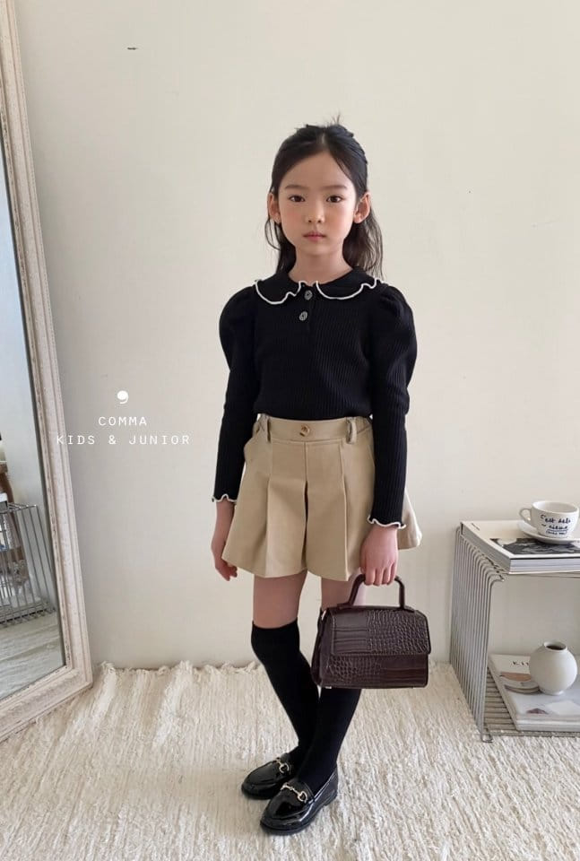 Comma - Korean Children Fashion - #designkidswear - Wrinkle Skirt Pants