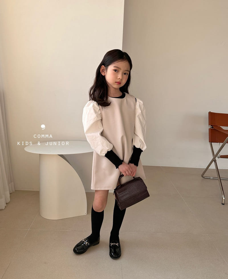 Comma - Korean Children Fashion - #discoveringself - Simple A One-piece - 12