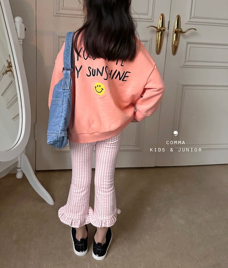 Comma - Korean Children Fashion - #discoveringself - Smile Sweatshirt - 6