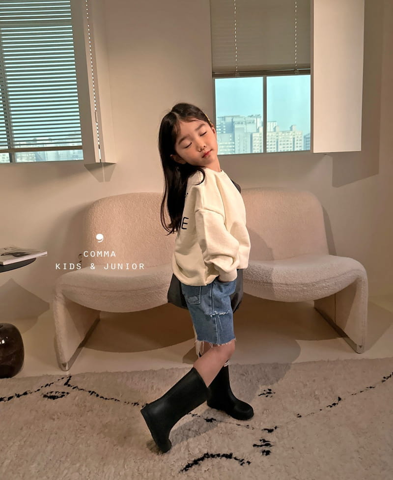 Comma - Korean Children Fashion - #fashionkids - Smile Sweatshirt - 7