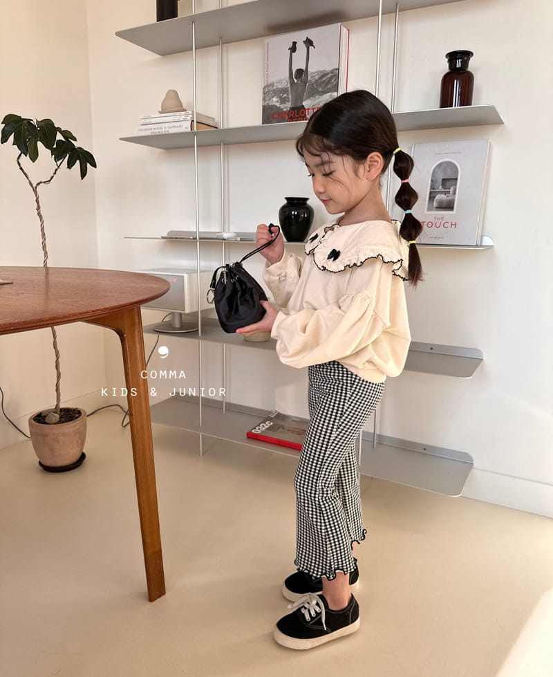 Comma - Korean Children Fashion - #discoveringself - Ribbon Sweatshirt - 4