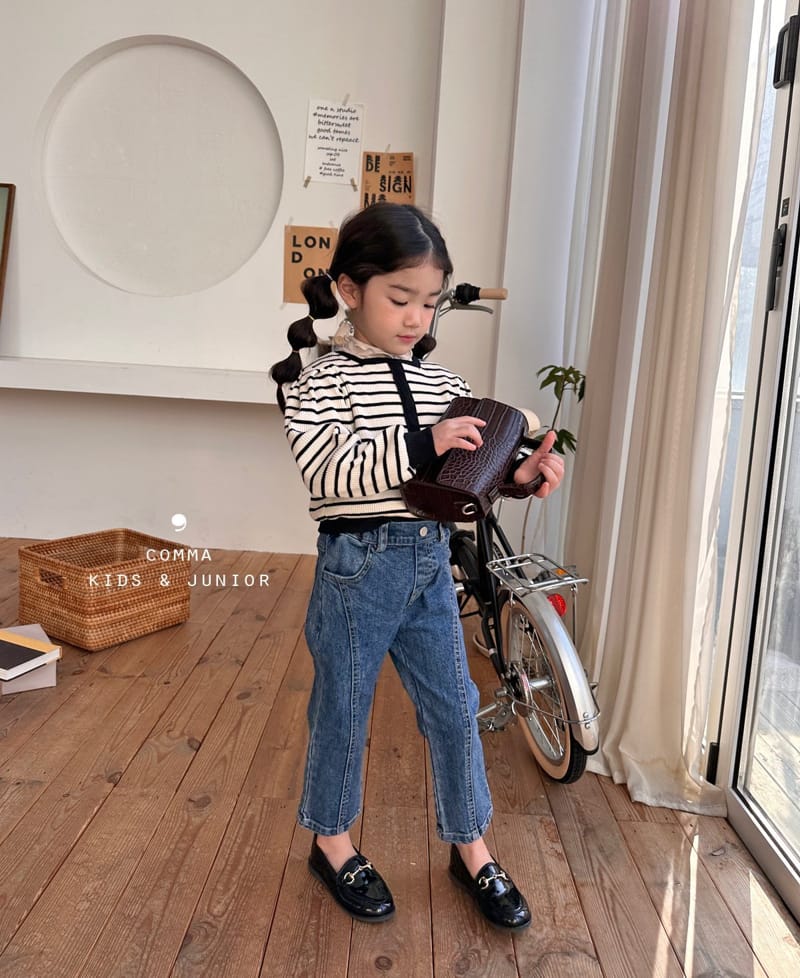 Comma - Korean Children Fashion - #kidsshorts - Square Tee - 5