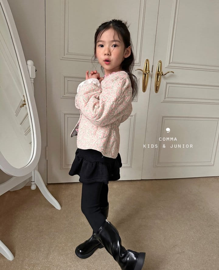 Comma - Korean Children Fashion - #kidsshorts - Quilting Jacket Pink