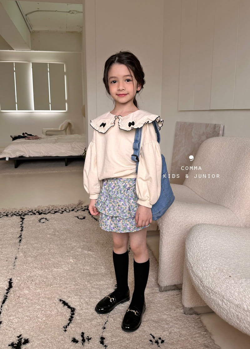 Comma - Korean Children Fashion - #kidsstore - Ribbon Sweatshirt - 6