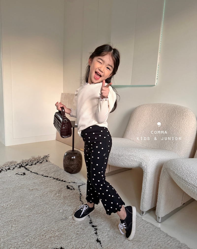 Comma - Korean Children Fashion - #kidzfashiontrend - Dot Nalanl Pants - 2