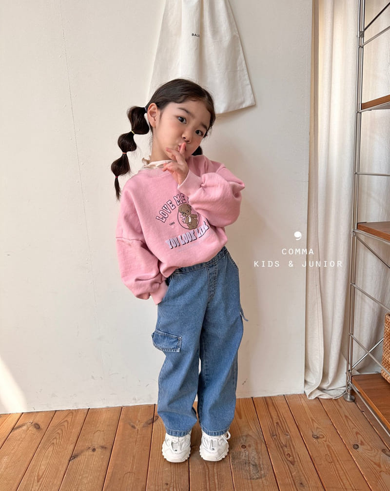Comma - Korean Children Fashion - #littlefashionista - Love Me Sweatshirt - 5