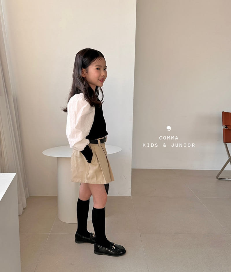 Comma - Korean Children Fashion - #littlefashionista - Sleeve Shirt Tee