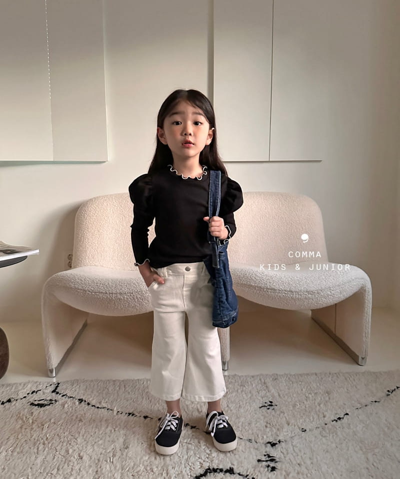 Comma - Korean Children Fashion - #littlefashionista - Bootscut Pants - 2