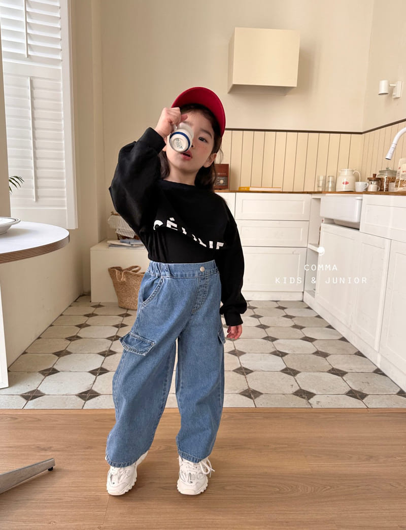 Comma - Korean Children Fashion - #littlefashionista - Cargo Jeans - 7
