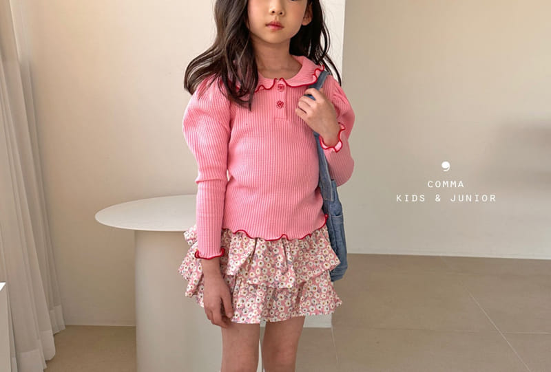 Comma - Korean Children Fashion - #magicofchildhood - Collar Button Tee - 7