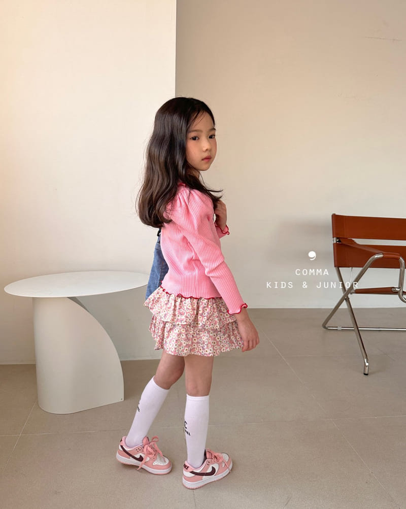 Comma - Korean Children Fashion - #minifashionista - Collar Button Tee - 8