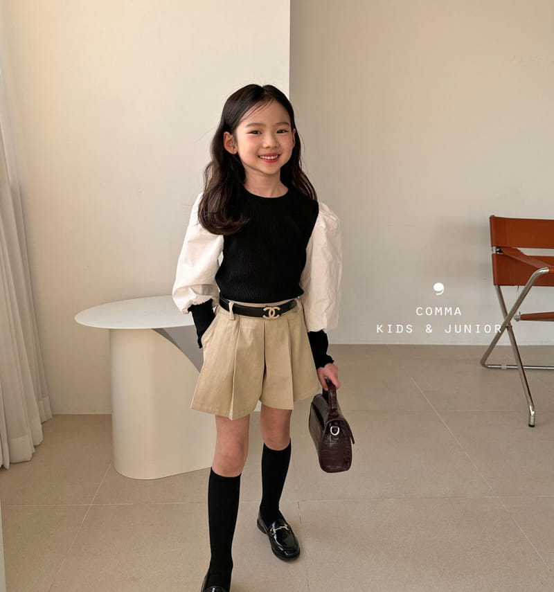 Comma - Korean Children Fashion - #minifashionista - Sleeve Shirt Tee - 3
