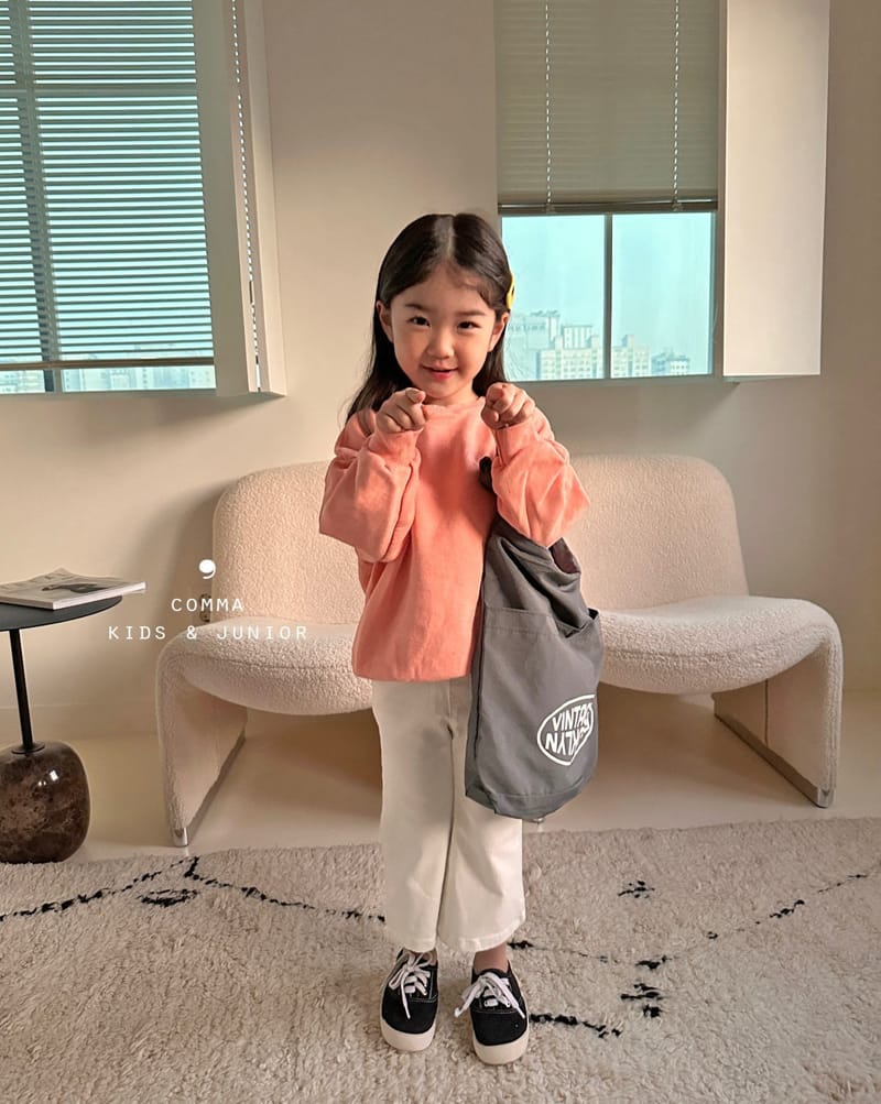 Comma - Korean Children Fashion - #stylishchildhood - Smile Sweatshirt - 2