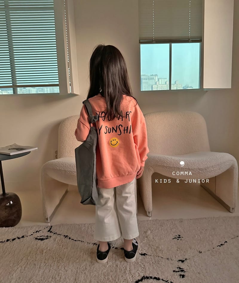 Comma - Korean Children Fashion - #toddlerclothing - Smile Sweatshirt