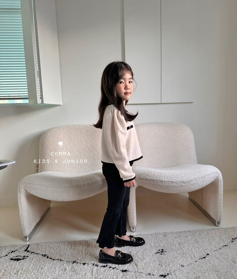 Comma - Korean Children Fashion - #toddlerclothing - Romantic Shirring Tee