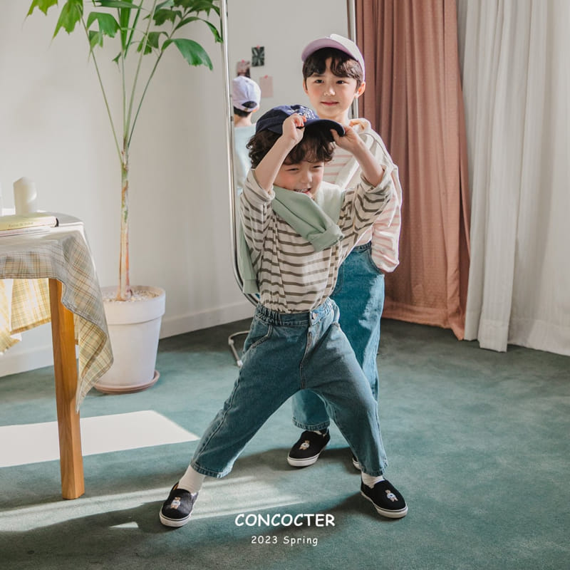 Concocter - Korean Children Fashion - #Kfashion4kids - See Pretty Stripes Tee - 10