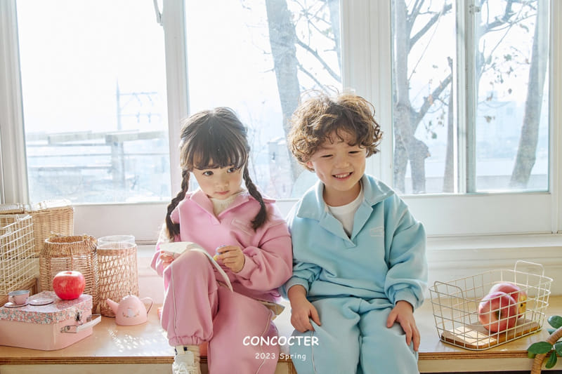 Concocter - Korean Children Fashion - #childofig - Sophistication Piping Top Bottom Set - 12