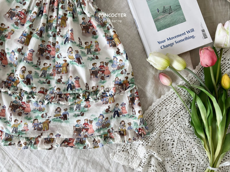 Concocter - Korean Children Fashion - #childofig - Snow White Princess Layered One-piece - 11
