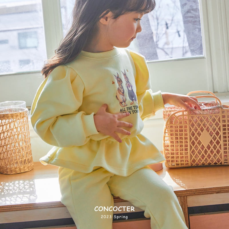 Concocter - Korean Children Fashion - #childofig - Barnie Frill Top Bottom Set - 8