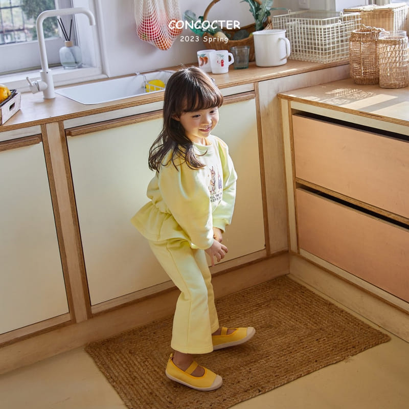 Concocter - Korean Children Fashion - #childofig - Barnie Frill Top Bottom Set - 9