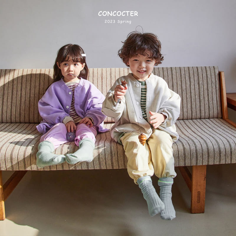 Concocter - Korean Children Fashion - #childofig - Circle Bread Cardigan - 3