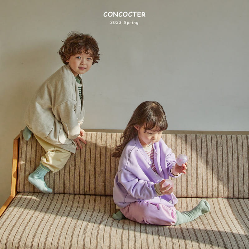Concocter - Korean Children Fashion - #childofig - Circle Bread Cardigan - 4
