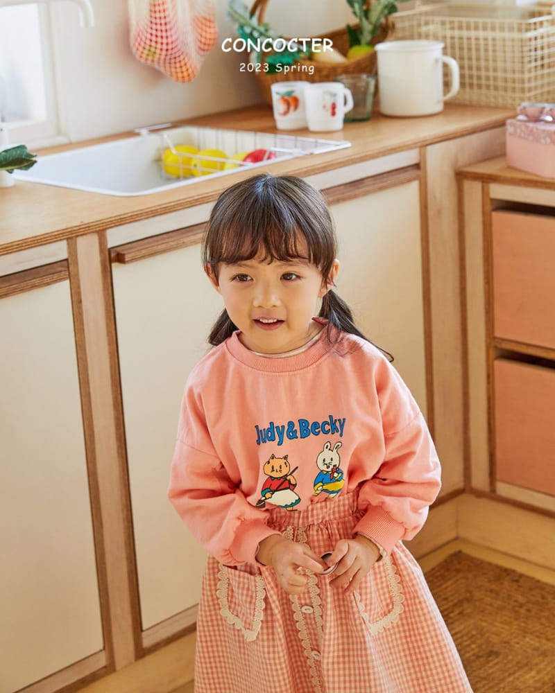 Concocter - Korean Children Fashion - #childrensboutique - Lace Pong Dang Honey Chess Skirt - 9