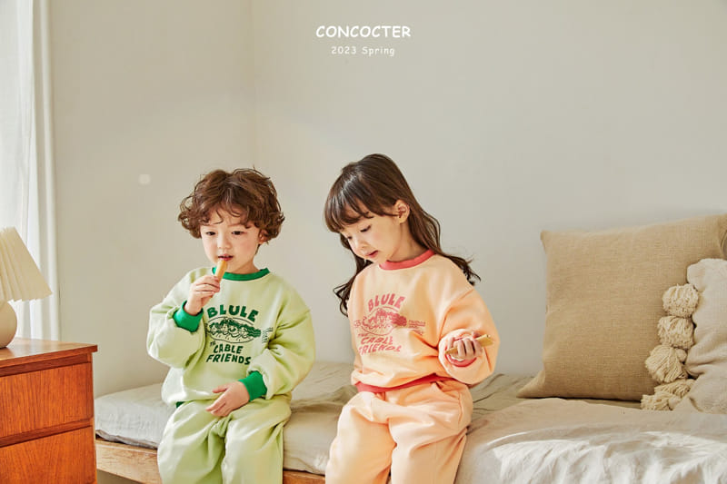 Concocter - Korean Children Fashion - #childrensboutique - Ddorr Friends Top Bottom Set - 6