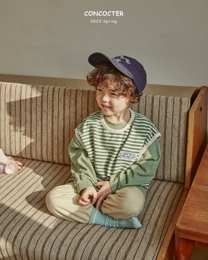 Concocter - Korean Children Fashion - #designkidswear - Call Me Bebe Stripes Vest - 7