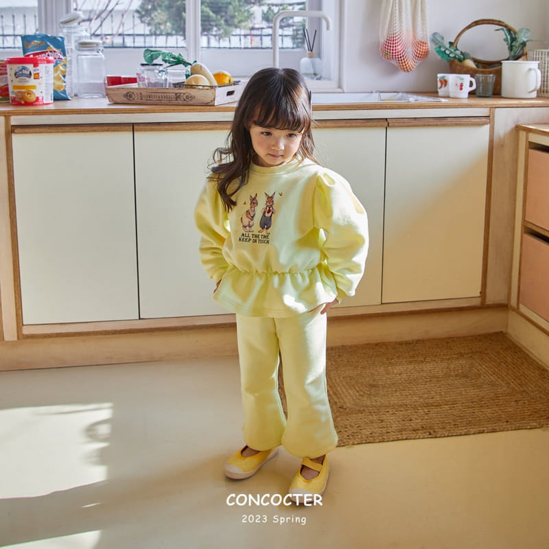 Concocter - Korean Children Fashion - #designkidswear - Barnie Frill Top Bottom Set - 11