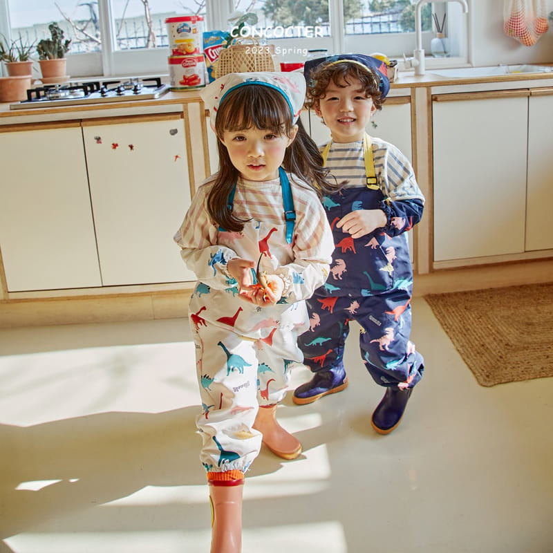 Concocter - Korean Children Fashion - #discoveringself - Jue Waterproof Paly Bodysuit 3 Set - 7