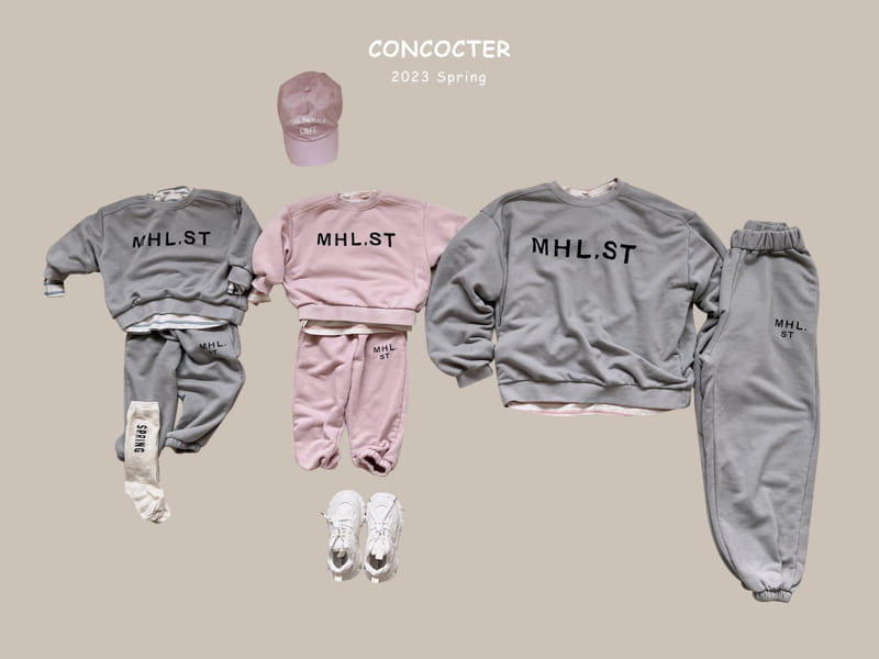 Concocter - Korean Children Fashion - #designkidswear - Mom Mureang Swoft Top Bottom Set - 4