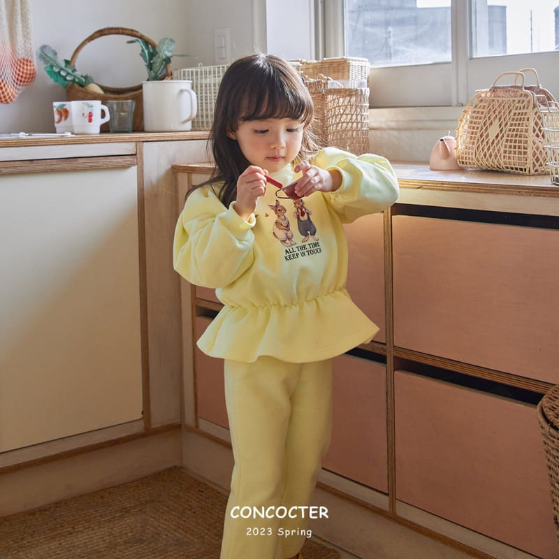 Concocter - Korean Children Fashion - #discoveringself - Barnie Frill Top Bottom Set - 12