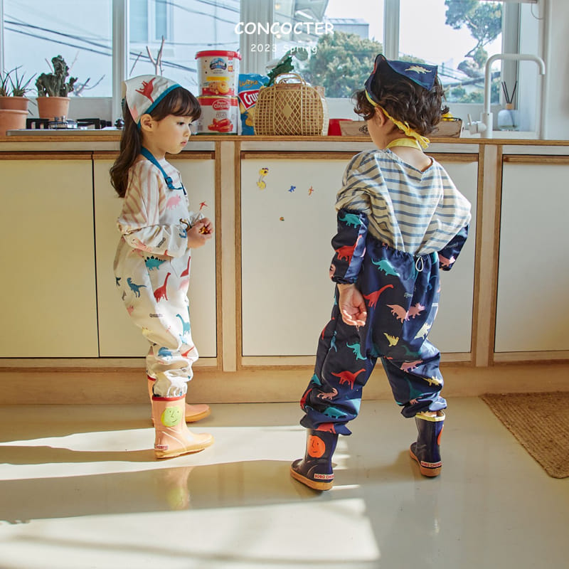 Concocter - Korean Children Fashion - #fashionkids - Jue Waterproof Paly Bodysuit 3 Set - 8