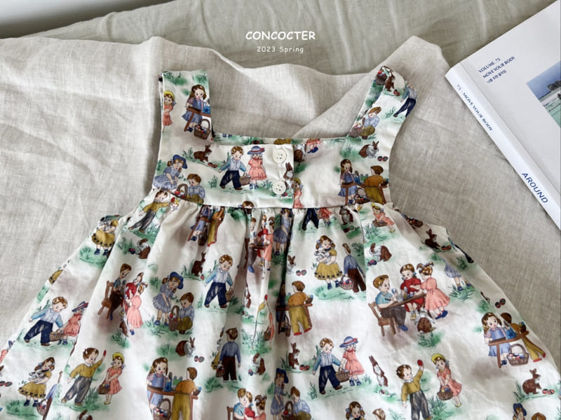Concocter - Korean Children Fashion - #fashionkids - Snow White Princess Layered One-piece