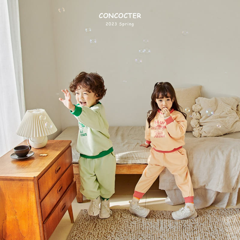 Concocter - Korean Children Fashion - #fashionkids - Ddorr Friends Top Bottom Set - 9