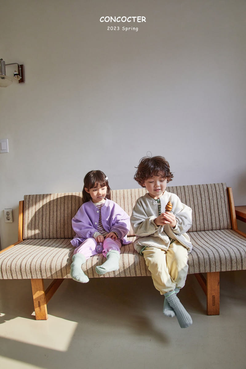Concocter - Korean Children Fashion - #fashionkids - Circle Bread Cardigan - 8
