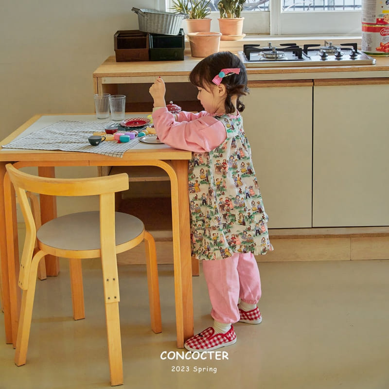 Concocter - Korean Children Fashion - #kidsshorts - Snow White Princess Layered One-piece - 2