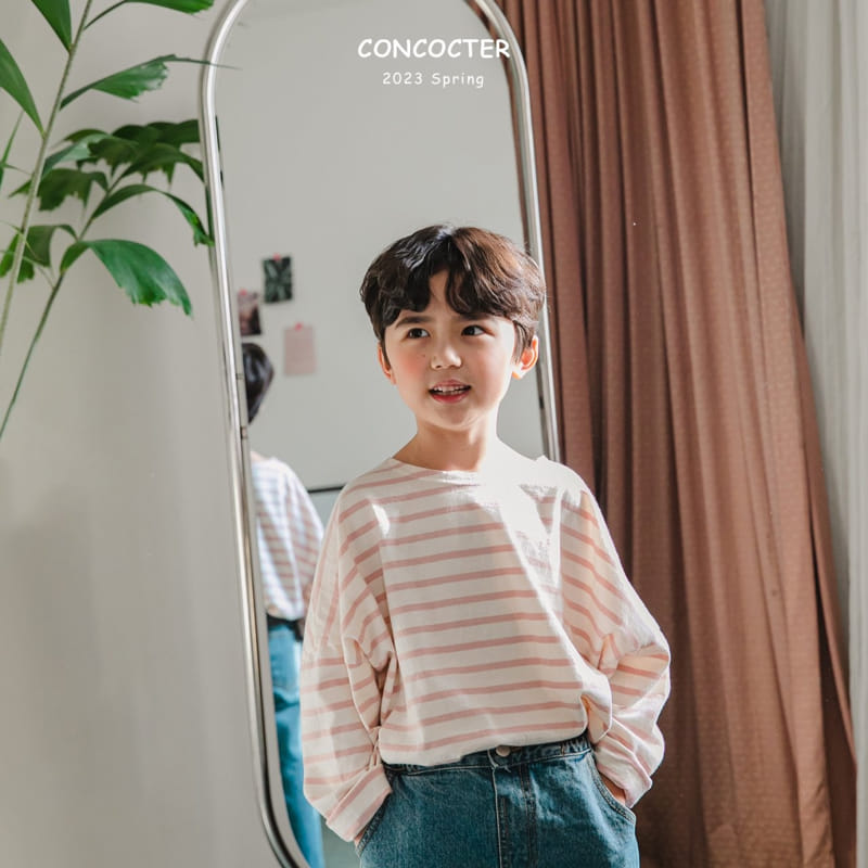 Concocter - Korean Children Fashion - #kidsstore - See Pretty Stripes Tee - 8