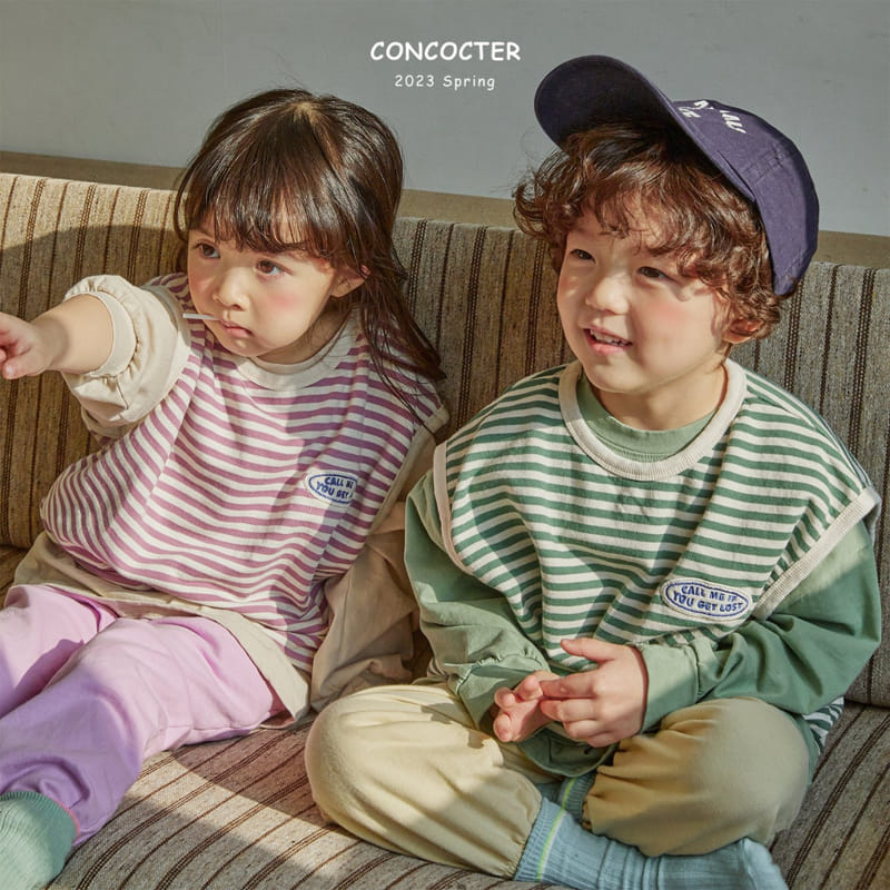 Concocter - Korean Children Fashion - #magicofchildhood - Call Me Bebe Stripes Vest